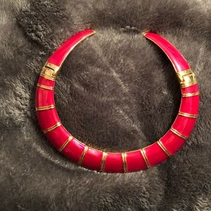 Red & Gold plated necklace